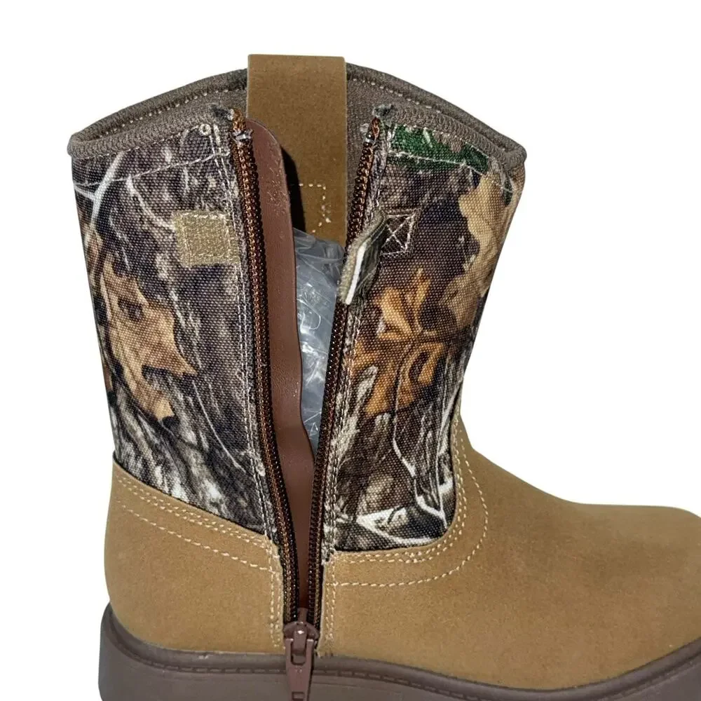 Magellan Outdoors Kids' Boone Realtree Edge Boots slip resistant SZ/13 Y